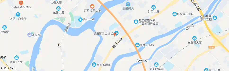 东莞横滘村_公交站地图_东莞公交_妙搜公交查询2025