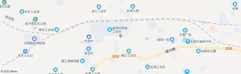 东莞新城工业区_公交站地图_东莞公交_妙搜公交查询2025