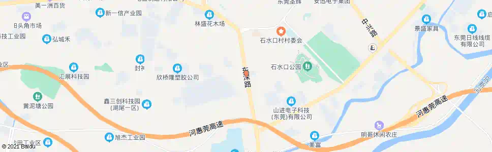 东莞银湖工业区_公交站地图_东莞公交_妙搜公交查询2025