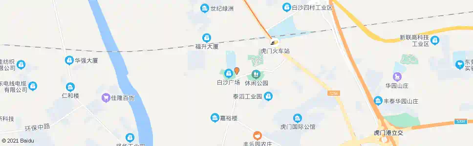 东莞白沙广场_公交站地图_东莞公交_妙搜公交查询2025