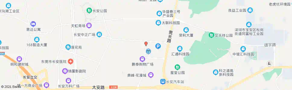 东莞阳光商城_公交站地图_东莞公交_妙搜公交查询2025