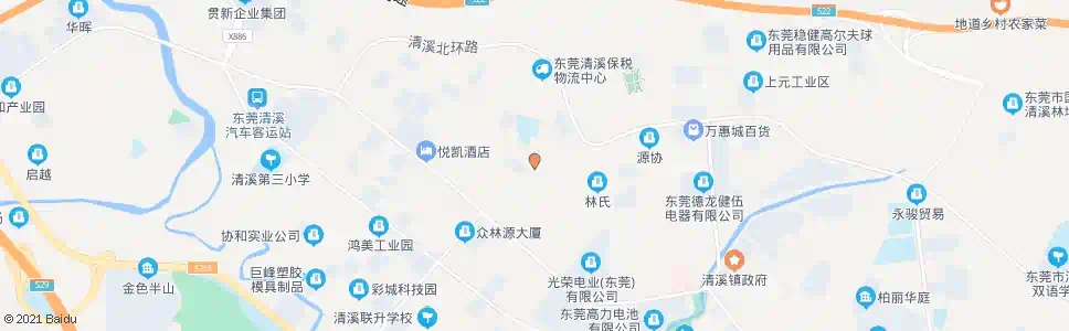 东莞岗朗村_公交站地图_东莞公交_妙搜公交查询2025