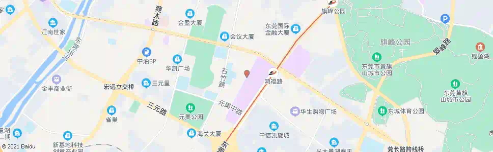 东莞第一国际北_公交站地图_东莞公交_妙搜公交查询2025