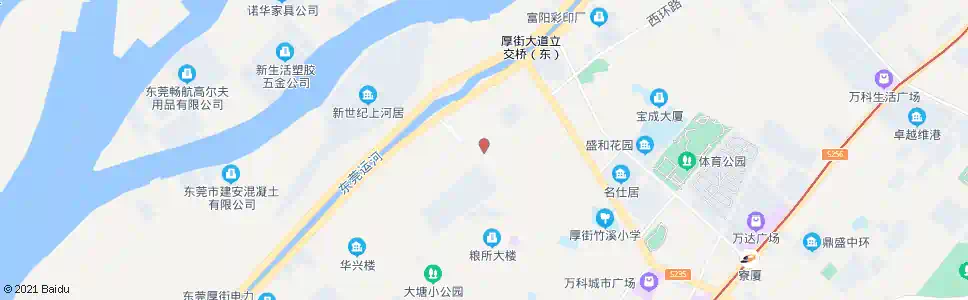 东莞上河居路口_公交站地图_东莞公交_妙搜公交查询2025