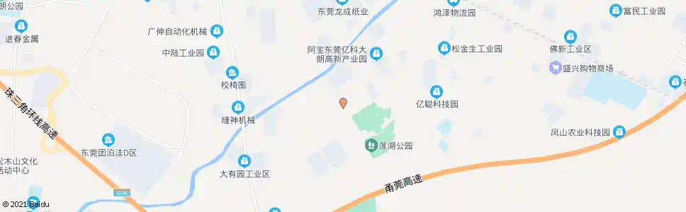 东莞环保城步行街_公交站地图_东莞公交_妙搜公交查询2025