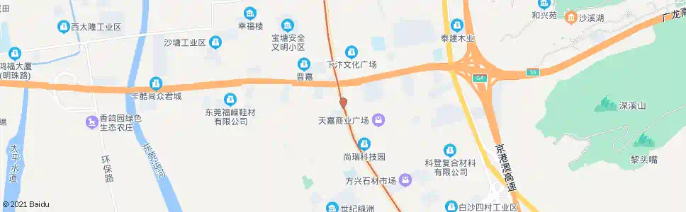 东莞白濠天桥_公交站地图_东莞公交_妙搜公交查询2025