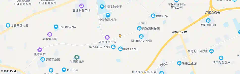 东莞湛翠路口_公交站地图_东莞公交_妙搜公交查询2025