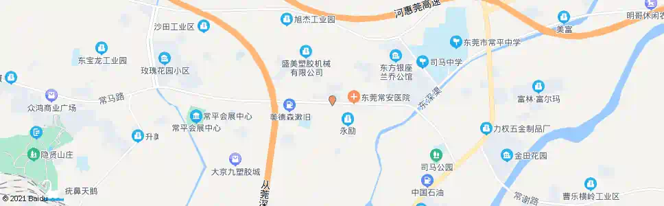 东莞漱旧工业区_公交站地图_东莞公交_妙搜公交查询2025