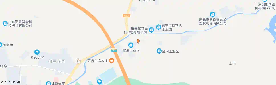 东莞金河市场南_公交站地图_东莞公交_妙搜公交查询2025