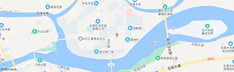 东莞石龙交警大队_公交站地图_东莞公交_妙搜公交查询2025