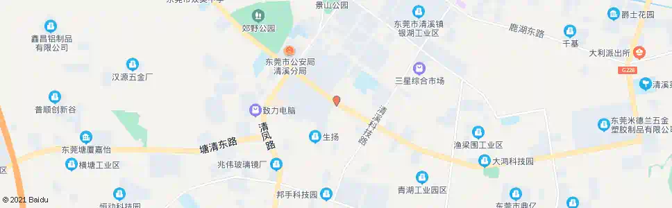东莞埔星西路_公交站地图_东莞公交_妙搜公交查询2025