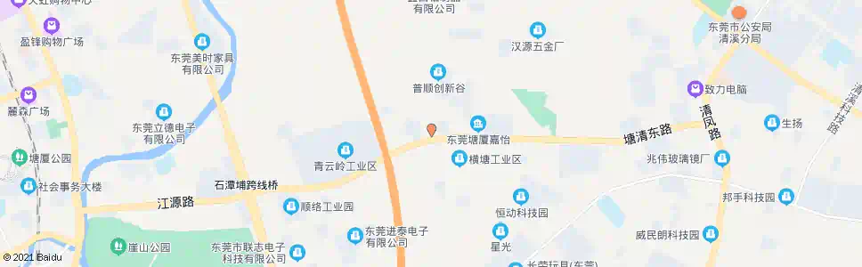 东莞宝鑫工业园_公交站地图_东莞公交_妙搜公交查询2025