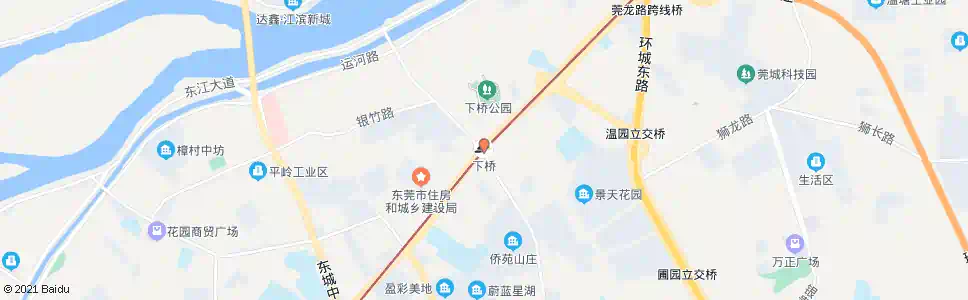 东莞下桥_公交站地图_东莞公交_妙搜公交查询2025