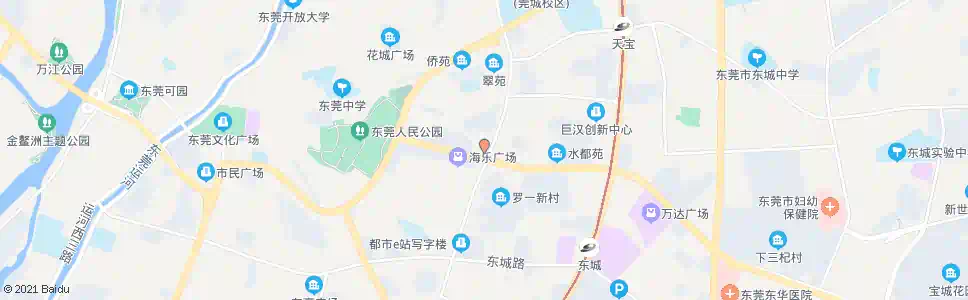 东莞时尚电器城_公交站地图_东莞公交_妙搜公交查询2025