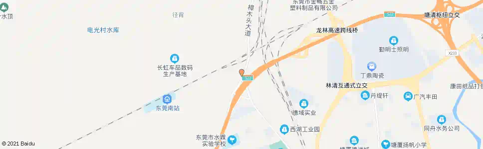 东莞塘厦花木场_公交站地图_东莞公交_妙搜公交查询2025