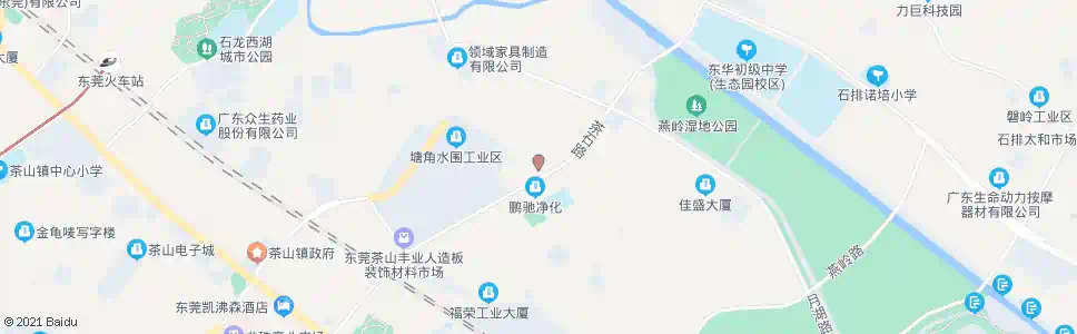东莞水围市场_公交站地图_东莞公交_妙搜公交查询2025