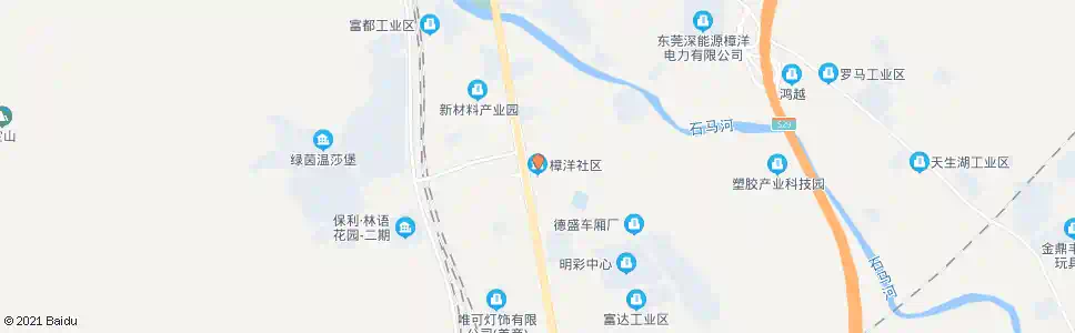 东莞樟洋社区_公交站地图_东莞公交_妙搜公交查询2025