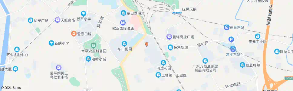 东莞美富厂_公交站地图_东莞公交_妙搜公交查询2025