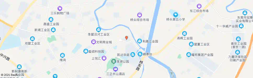 东莞园洲桥头_公交站地图_东莞公交_妙搜公交查询2025