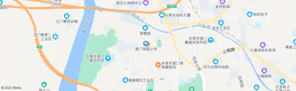 东莞东风社区路口_公交站地图_东莞公交_妙搜公交查询2025