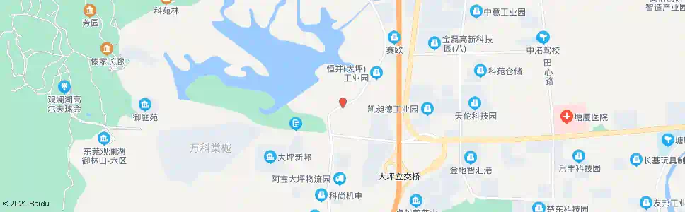 东莞大坪老人活动中心_公交站地图_东莞公交_妙搜公交查询2025