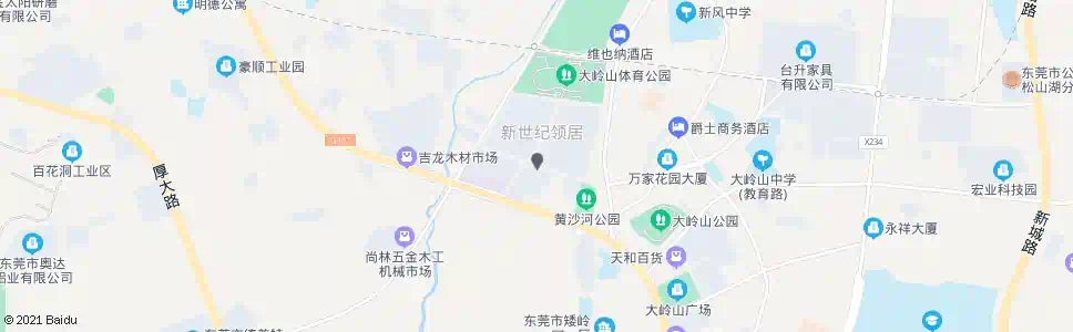 东莞新世纪小区_公交站地图_东莞公交_妙搜公交查询2025