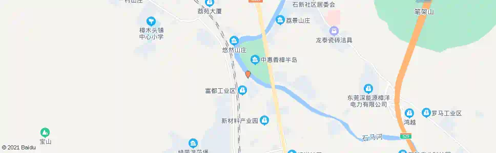 东莞风景山庄_公交站地图_东莞公交_妙搜公交查询2025