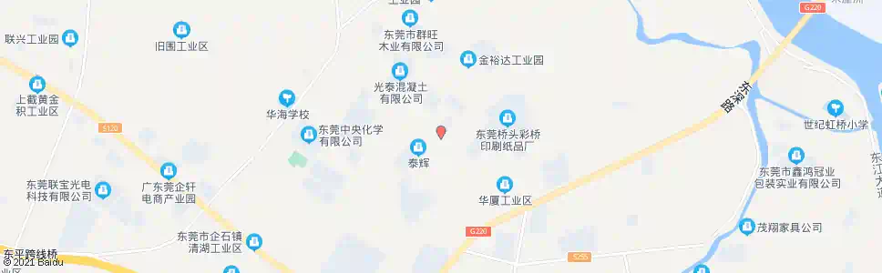 东莞朗厦华厦工业区_公交站地图_东莞公交_妙搜公交查询2025