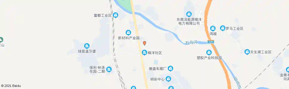 东莞樟洋市场路口_公交站地图_东莞公交_妙搜公交查询2025