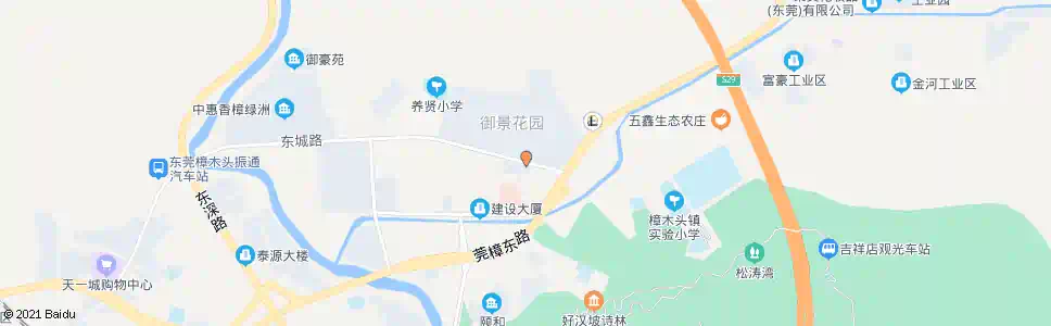 东莞御景花园_公交站地图_东莞公交_妙搜公交查询2025