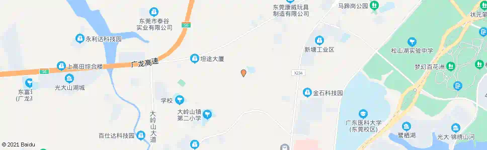东莞新塘西门_公交站地图_东莞公交_妙搜公交查询2025
