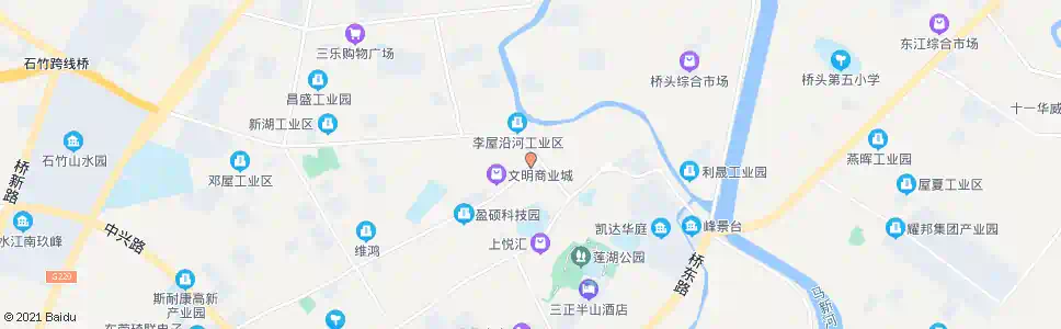东莞桥头农贸市场_公交站地图_东莞公交_妙搜公交查询2025