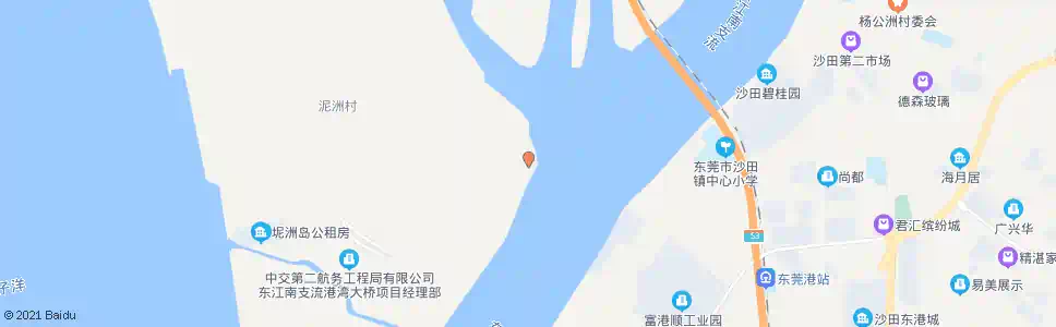 东莞南新洲渡口_公交站地图_东莞公交_妙搜公交查询2025