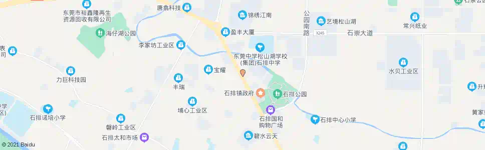 东莞石排电信局_公交站地图_东莞公交_妙搜公交查询2025