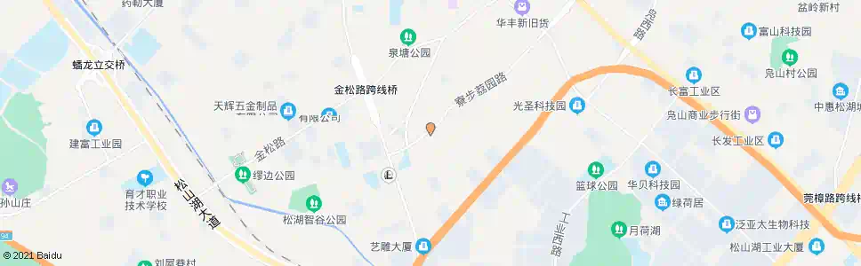 东莞龙泉路茶树街_公交站地图_东莞公交_妙搜公交查询2025