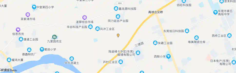 东莞牛牯颈村_公交站地图_东莞公交_妙搜公交查询2025