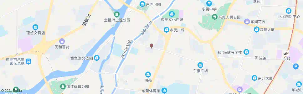 东莞创业路_公交站地图_东莞公交_妙搜公交查询2025