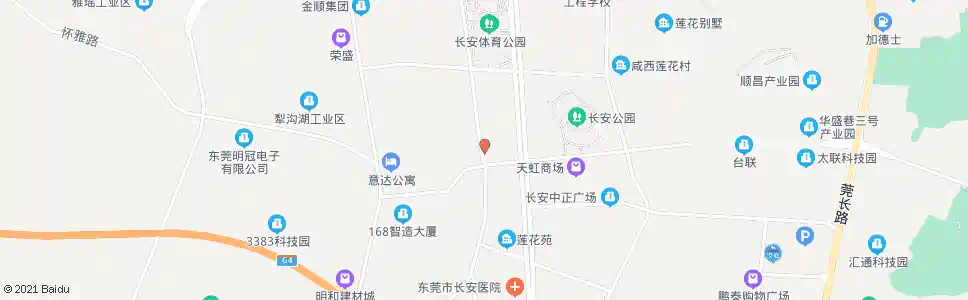 东莞柏宁酒店南_公交站地图_东莞公交_妙搜公交查询2025