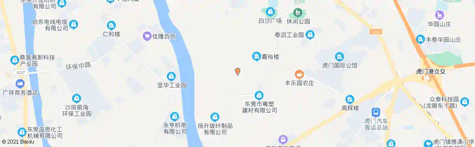 东莞三村广场_公交站地图_东莞公交_妙搜公交查询2025
