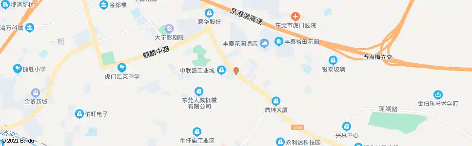 东莞大板地_公交站地图_东莞公交_妙搜公交查询2025