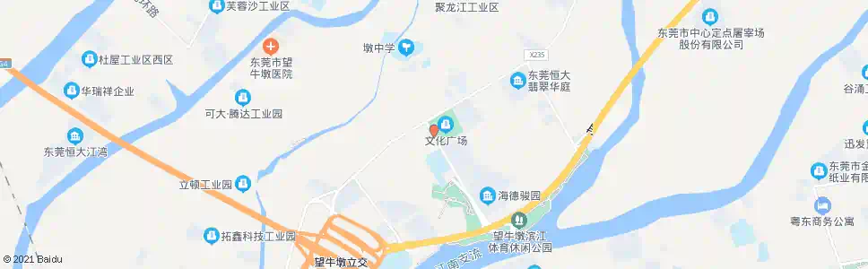 东莞望牛墩文化广场南_公交站地图_东莞公交_妙搜公交查询2025