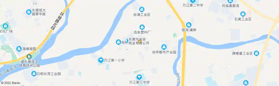 东莞上甲工业区_公交站地图_东莞公交_妙搜公交查询2025