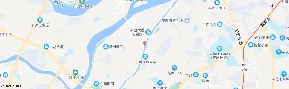 东莞丽景新村(精卫中心莞城点)_公交站地图_东莞公交_妙搜公交查询2025