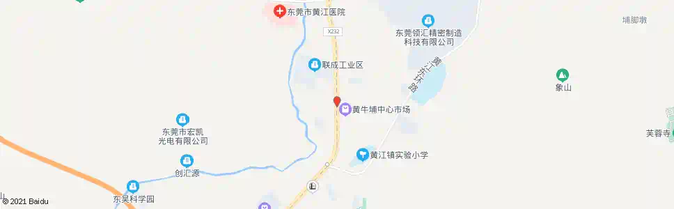 东莞黄牛埔市场_公交站地图_东莞公交_妙搜公交查询2025