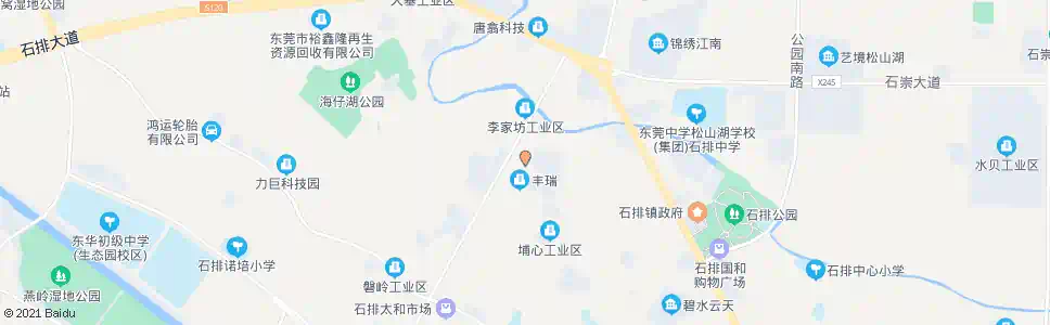 东莞福兴工业区_公交站地图_东莞公交_妙搜公交查询2025