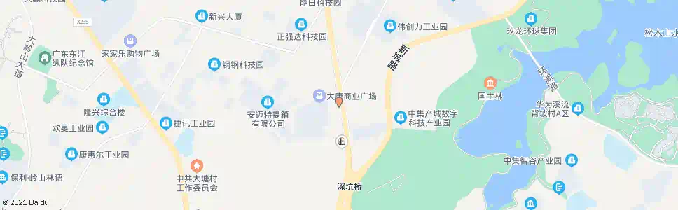 东莞大塘路口_公交站地图_东莞公交_妙搜公交查询2025