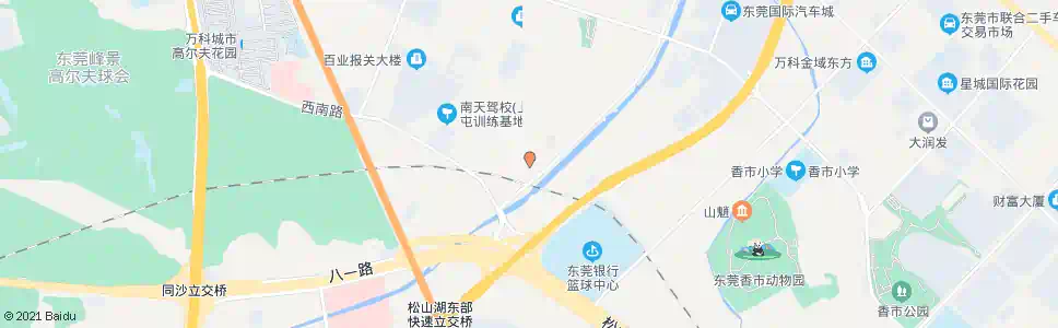 东莞宝石街_公交站地图_东莞公交_妙搜公交查询2025