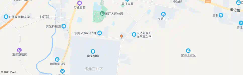 东莞合路工业区_公交站地图_东莞公交_妙搜公交查询2025