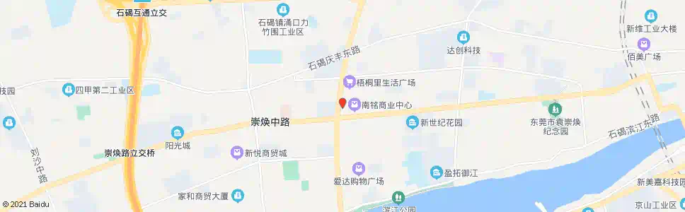 东莞石碣华润广场_公交站地图_东莞公交_妙搜公交查询2025