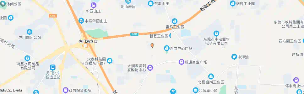 东莞景新公司_公交站地图_东莞公交_妙搜公交查询2025